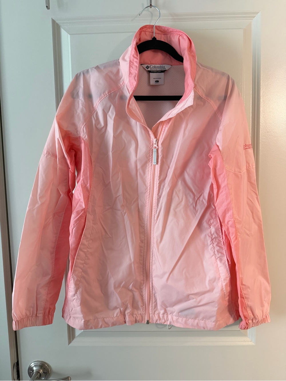 Columbia Light Pink Women's Windbreaker Jacket